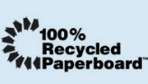 100% Recycled Paperboard