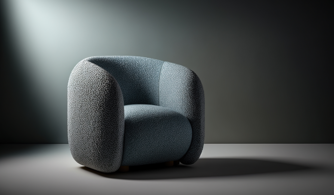 Image of a plush chair